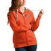 Women's Antigua Orange Denver Broncos Victory Full-Zip Hoodie