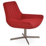 Lounge Chair - sohoConcept Bellagio 4 Star Swivel Lounge Chair Microfiber/Microsuede in Gray | 29.5 H x 30 W in | Wayfair BEL-4ST-002