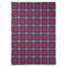 East Urban Home New England Football Luxury Fleece Throw Microfiber/Fleece/Microfiber/Fleece, Sherpa in Red/Blue | 60 W in | Wayfair