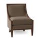 Accent Chair - Fairfield Chair Foley 27" Wide Parsons Chair, Wood in White/Brown | 37 H x 27 W x 31.5 D in | Wayfair 6023-01_3156 72_Walnut