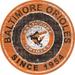 Baltimore Orioles 24'' Round Heritage Logo Sign