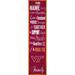 Virginia Tech Hokies 6'' x 24'' Personalized Family Banner Sign