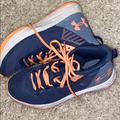 Under Armour Shoes | Barely Used Sneakers/Basketball Shoes | Color: Blue/Orange | Size: 5