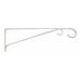 Winston Porter Lincolnville Planter Bracket Metal in White | 5.8 H x 0.56 W x 17.3 D in | Wayfair 1BAAA2B46A0E49B6B69158D867FCDED2