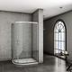 Xinyang 1000x900x1900mm Left Quadrant Shower Enclosure Cubicle Glass Screen Sliding Shower Door with Tray + Free Waste