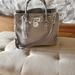 Michael Kors Bags | Michael Kors Large East West Leather Satchel | Color: Gray | Size: Os