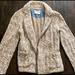 Anthropologie Sweaters | Like New Anthro Saturday Sunday Sweater Blazer | Color: Cream/Tan | Size: Xs