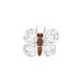 Phillips Collection Animals Wire Wing Butterfly Wall Décor in Brown | 6 H x 10 W x 1 D in | Wayfair TH76839