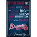 Atlanta Braves 17'' x 26'' In This House Sign