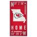 Kansas City Chiefs 6'' x 12'' Team Coordinate Sign