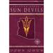 Arizona State Sun Devils 17'' x 26'' Team Coordinates Sign