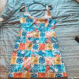 Lilly Pulitzer Dresses | Lily Pulitzer Patchwork Summer Mini Dress | Color: Blue/Yellow | Size: 8