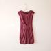Zara Dresses | Hp Zara Bird Print Clinched Front Dress Xs | Color: Red/White | Size: Xs