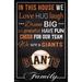San Francisco Giants 17'' x 26'' In This House Sign