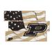 Purdue Boilermakers 3-Plank Team Flag