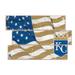 Kansas City Royals 3-Plank Team Flag