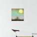 East Urban Home Moon Watchers by Neil Thompson - Painting Print Canvas in Green/Yellow | 12 H x 12 W x 1.5 D in | Wayfair