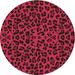 Black/Pink 96 x 0.35 in Indoor Area Rug - East Urban Home Wool Pink/Black Area Rug Wool | 96 W x 0.35 D in | Wayfair