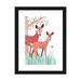 East Urban Home Deer by Simon Hart - Graphic Art Print Paper in Green/Orange | 24 H x 16 W x 1 D in | Wayfair 0AE058F20E144C8ABE5585E78D21FA23