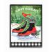 The Holiday Aisle® Traditional Happy Holidays Winter Season Skating Design by Andrea Tachiera - Graphic Art Print in Brown | Wayfair
