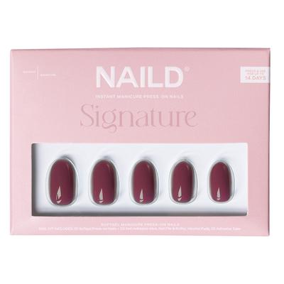 NAILD Cherry Round Kunstnägel Braun