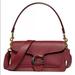 Coach Bags | Coach Tabby Pebble Leather Deep Red Shoulder Bag | Color: Gold/Red | Size: Os