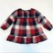 Zara Dresses | Light Plaid Flannel Zara Dress | Color: Black/Cream/Red | Size: 9-12mb