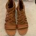 American Eagle Outfitters Shoes | American Eagle Leather Sandals | Color: Tan | Size: 6