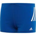 adidas Jungen Pro 3-Streifen Boxer-Badehose, Größe 140 in Blau