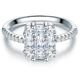 Trilani - Ring Sterling Silber Zirkonia in Silber Ringe Damen