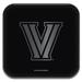 Black Villanova Wildcats Fast Charging Glass Wireless Charge Pad