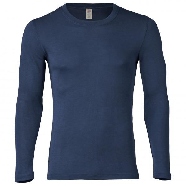 Engel - Shirt L/S - Merinounterwäsche Gr 50/52 blau