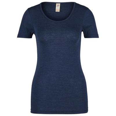 Engel - Women's Unterhemd S/S - Merinounterwäsche Gr 34/36 blau