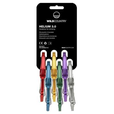 Wild Country - Helium 3.0 - Schnappkarabiner Gr Rack 6-Pack schwarz Image