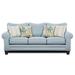 Rosecliff Heights Akhill 88" Rolled Arm Sofa Bed w/ Reversible Cushions Polyester in Blue | 37 H x 88 W x 38 D in | Wayfair