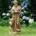 Fleur De Lis Living Toland Saint Francis Garden Statue in Brown | 24.63 H x 9.5 W x 10.31 D in | Wayfair 955E68AB90E7457887FDA8D8786DF7BC