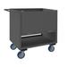Durham Manufacturing 4 Sided Solid Box Truck Cart Metal in Gray | 41.25 H x 54.13 W x 30.19 D in | Wayfair 4STEDG-SM-3048-6PU-95