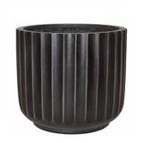 Birch Lane™ Allenville Clay Pot Planter Fiberglass in Black | 10 H x 11.5 W x 11.5 D in | Wayfair 6EE6C7FFF6604DE4B5269347F7D8B6FD