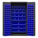 WFX Utility™ Hippeastrum 72" H x 36" W x 24" D Bin Cabinet, Wood in Blue/White | 72 H x 36 W x 24 D in | Wayfair 90CD3CEE681A4E5B9550D7271399B91F