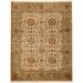 White 110 x 0.25 in Area Rug - Bokara Rug Co, Inc. Hand-Knotted High-Quality Ivory & Green Area Rug Wool | 110 W x 0.25 D in | Wayfair
