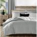 The Tailor's Bed Ticking Stripe Coverlet/Bedspread Set Polyester/Polyfill/Cotton Percale in Black | Super King Coverlet + 2 King Shams | Wayfair