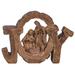 The Holiday Aisle® Joy w/ Holy Family Figurine Resin | 5.6 H x 1.4 W x 7.7 D in | Wayfair 495330AB519E46988BAEEC158B3695A6