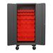 WFX Utility™ Egremont 72" H x 36.13" W x 24.25" D Cabinet in Red | 81 H x 36 W x 24 D in | Wayfair 6A8FD069B3114E16A9E0B0A80F175733