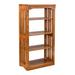 Red Barrel Studio® Solid Wood Standard Bookcase Wood in Brown | 48 H x 24 W x 12 D in | Wayfair 087981CD26DB4FC680D07F73FE1ECDFE