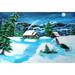 The Holiday Aisle® Mabelle Seasonal Holiday Christmas Tree 26 in. x 18 in. Non-Slip Indoor Door Mat Synthetics | 18 W x 26 D in | Wayfair