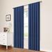 Eclipse kids Macklin Solid Thermaback Blackout Rod Pocket Window Curtain Panel Polyester in Green/Blue | 63 H in | Wayfair 14958042X063DEN