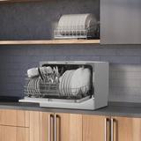 Danby Apartment Size 22" 54 dBA Countertop Digital Control Dishwasher in Gray | 19.7 H x 21.6 W x 17.3 D in | Wayfair DDW631SDB