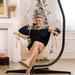 Dakota Fields Chair Hammock Canvas in Brown | 41 H x 31.5 W in | Wayfair D5570BB528084822B6BECCC8B5CCEB3F