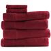 Latitude Run® Danni-Leigh 6 Piece 100% Cotton Towel Set in Red | 27 W in | Wayfair 76E9D1AB051A4A23861930C481C3F012