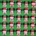 Disney Party Supplies | Disney Micky & Minnie Mouse Emoji Gift Wrap 1 Roll | Color: Green/Red | Size: Os
